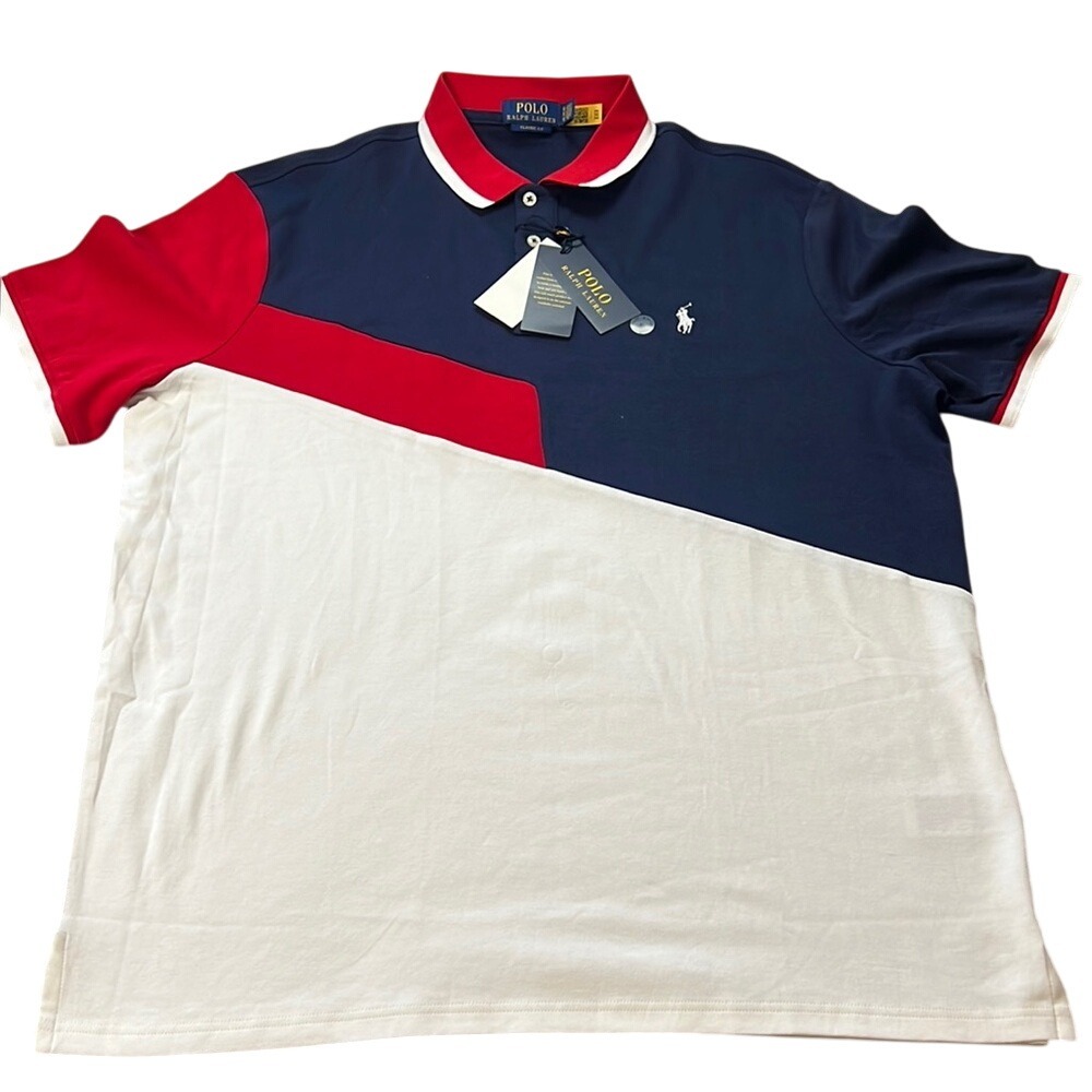 Polo Ralph Lauren Color Block Polo Shirt‎ Classic Fit XL
